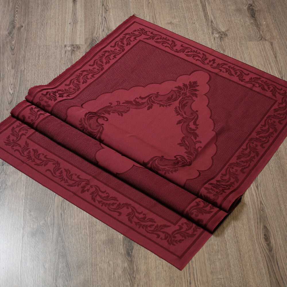 Loren Seccade Etamin Kumaşı 80x130 cm Bordo-14